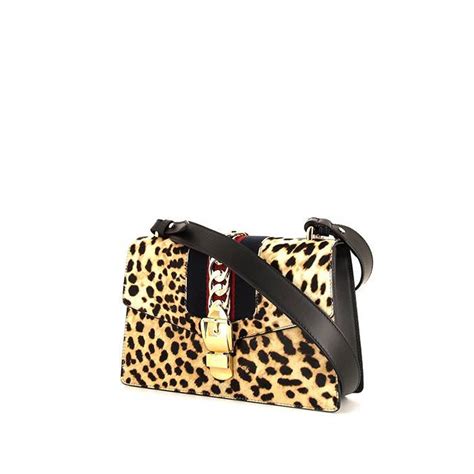 gucci borsa tracolla|borsa gucci leopardata.